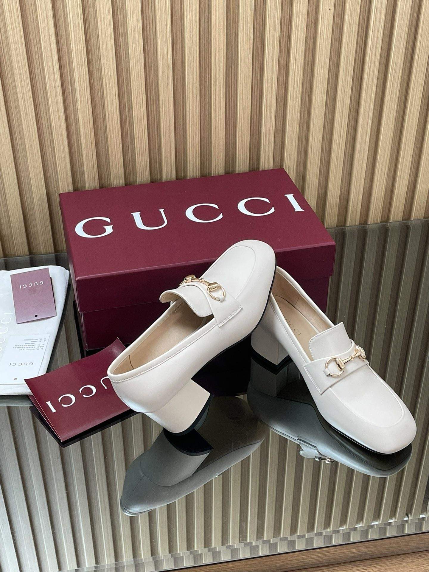 Luxury Gucci Replica Loafer Pump With Horsebit - Image 6