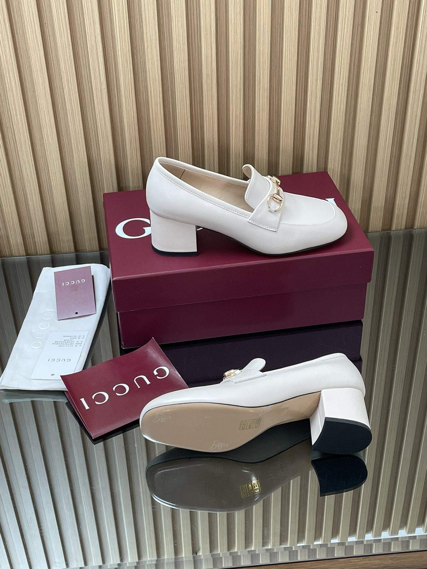 Luxury Gucci Replica Loafer Pump With Horsebit - Image 9