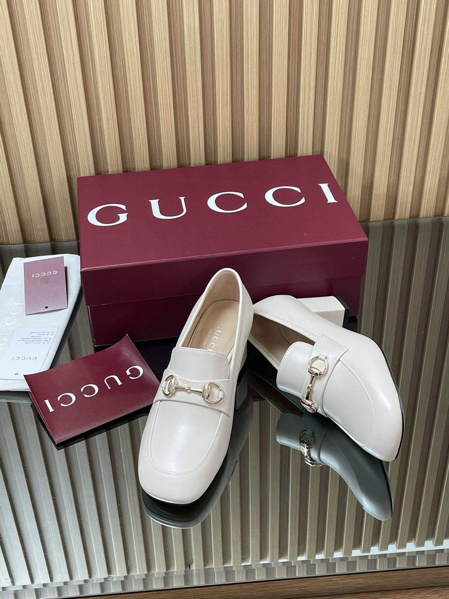 Luxury Gucci Replica Loafer Pump With Horsebit - Image 5