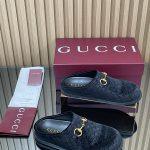 Premium Gucci Women's Replica Mule With Horsebit - Black