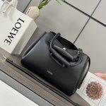 Copy Loewe Medium Madrid Replica Bag In Supple Calfskin - Black