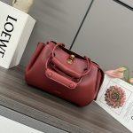 Premium Loewe Small Madrid Replica Bag In Supple Grained Calfskin - Red