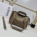 Premium Loewe Small Madrid Replica Bag In Supple Grained Calfskin - Vizon