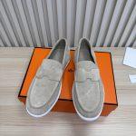 High Quality Hermes Job Replica Loafer - Beige
