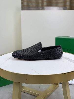 Copy Bottega Veneta Intrecciato Leather Replica Loafers