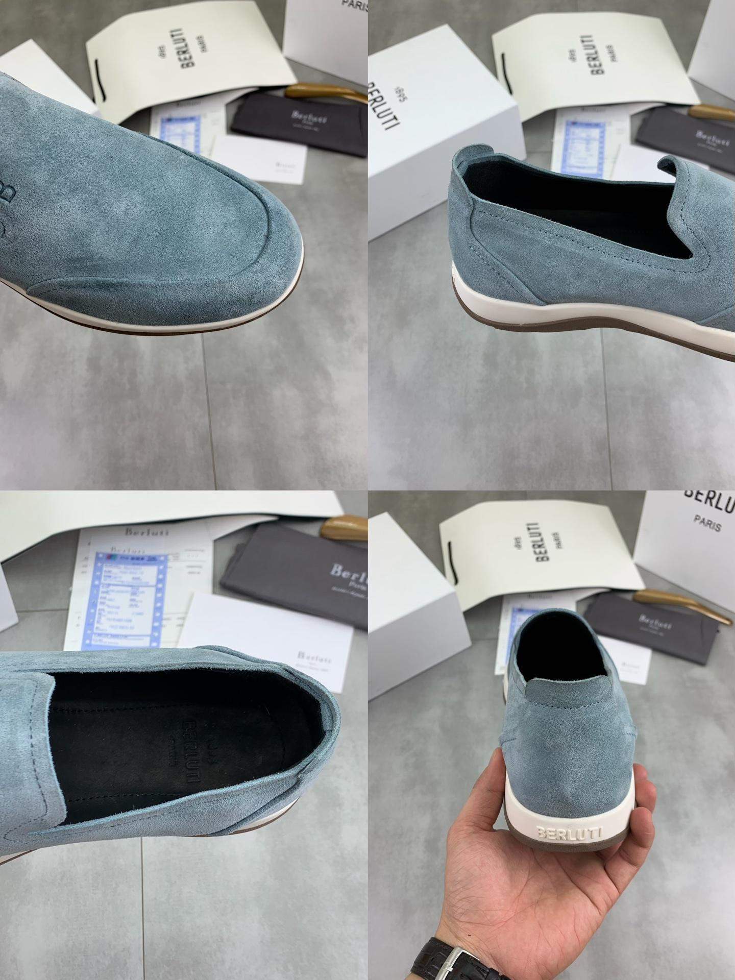 High Quality Berluti Echappée Suede Calf Replica Loafer - Image 7