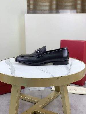 Copy Salvatore Ferragamo Replica Moccasin With Gancini Ornament