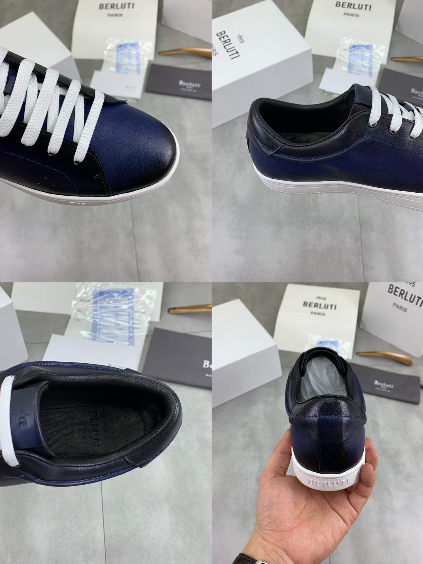 Copy Berluti Playtime Venezia Calf Leather Replica Sneaker - Image 8