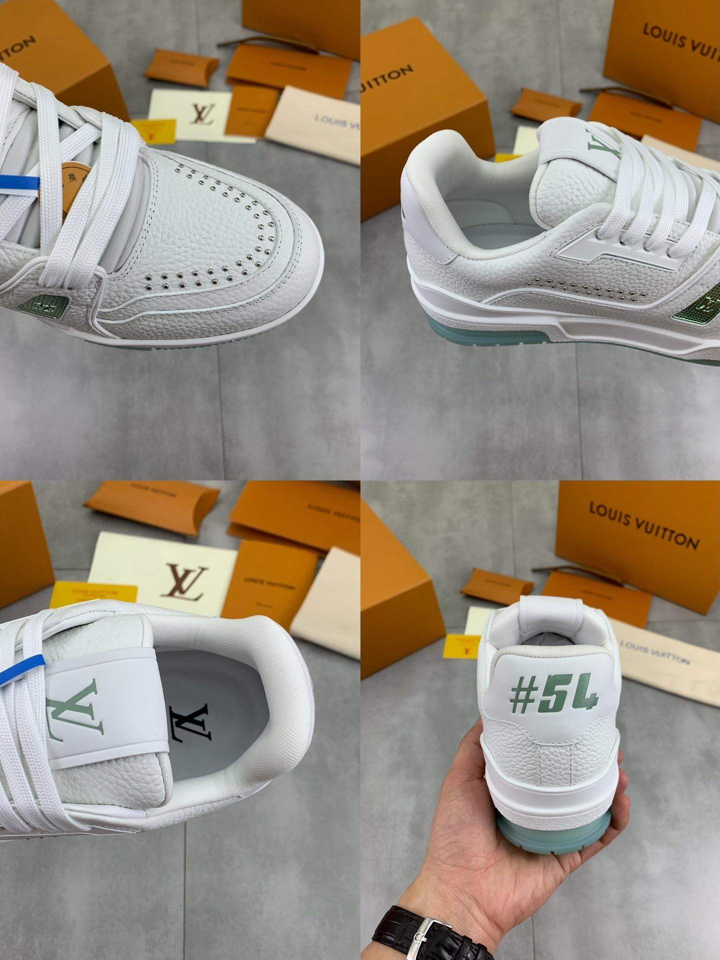 Premium Louis Vuitton LV Trainer Replica Sneaker - Image 8
