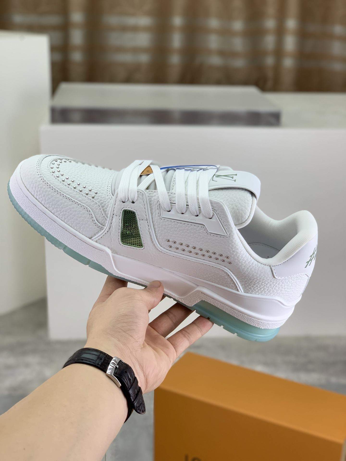Premium Louis Vuitton LV Trainer Replica Sneaker - Image 6