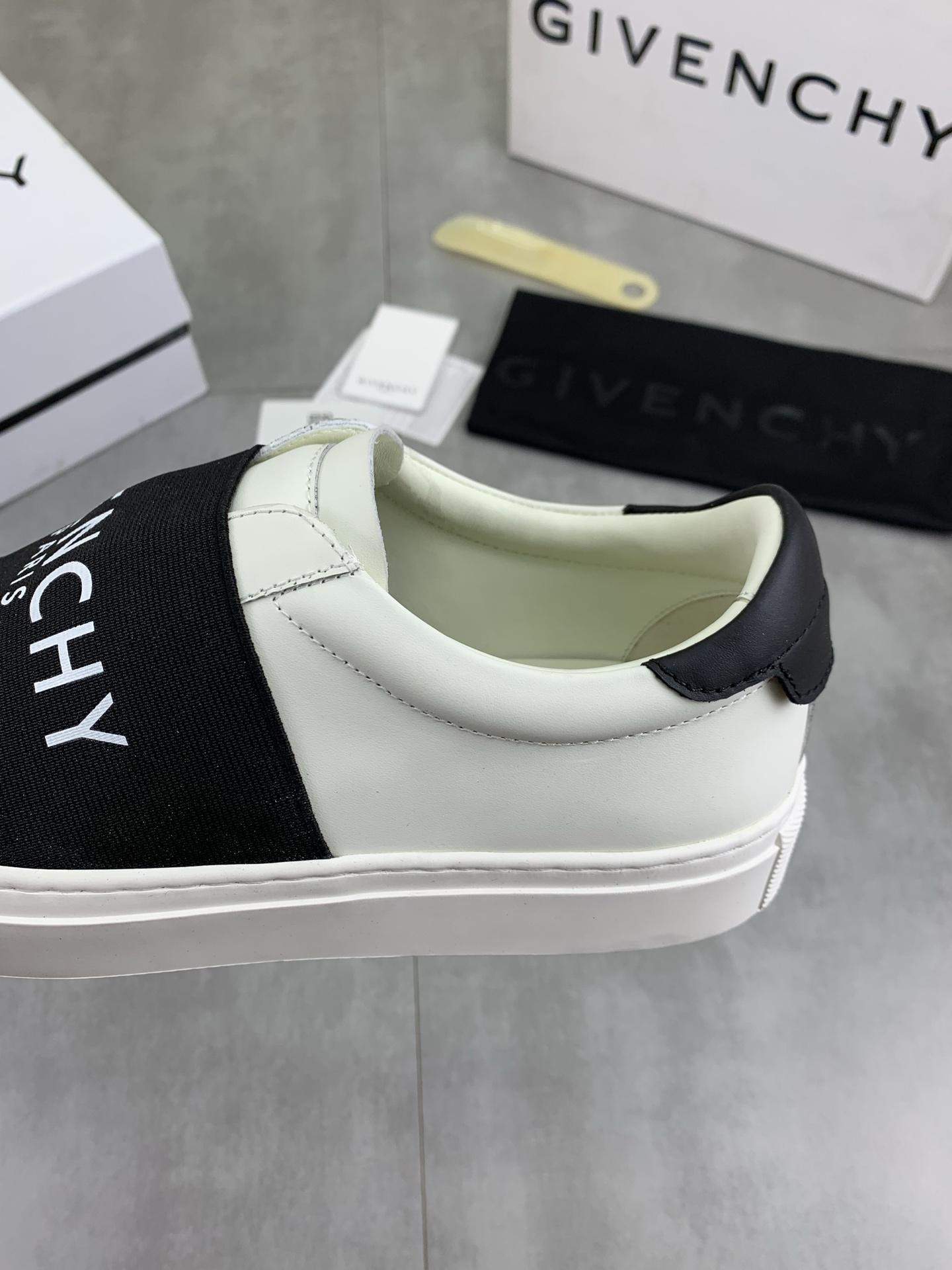 Copy Givenchy Urban Street Replica Sneakers In Leather With Elastic Band - Image 7