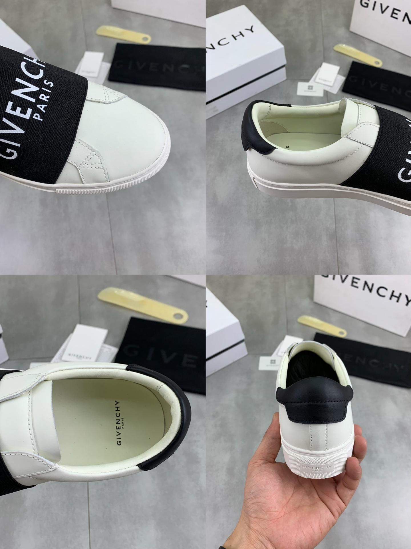 Copy Givenchy Urban Street Replica Sneakers In Leather With Elastic Band - Image 8