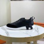 Premium Hermes Bouncing Replica Sneaker - Black