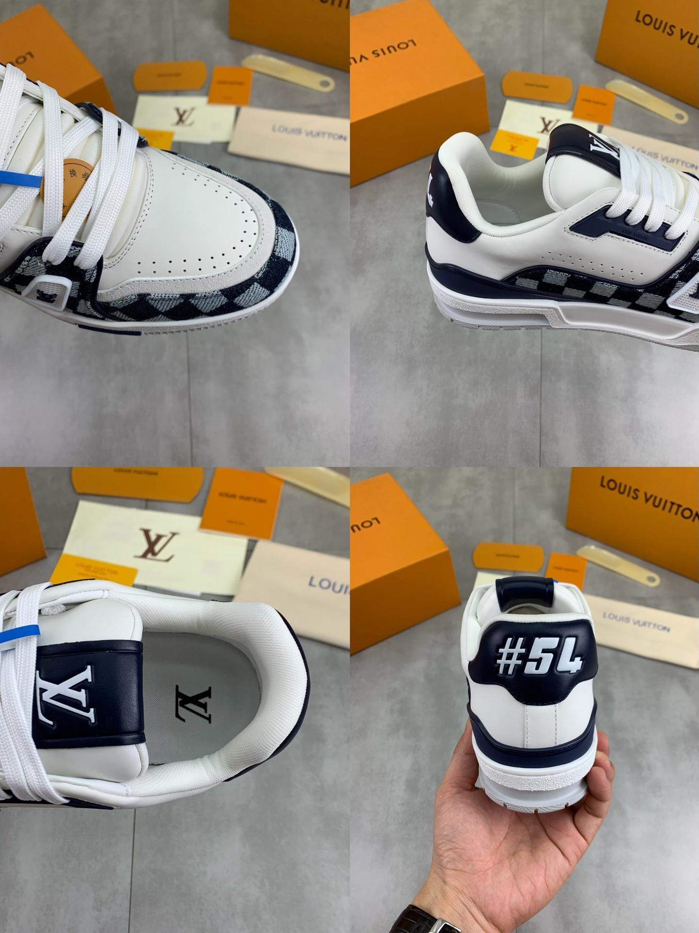 Premium Lux Louis Vuitton LV Trainer Replica Sneaker - Image 8