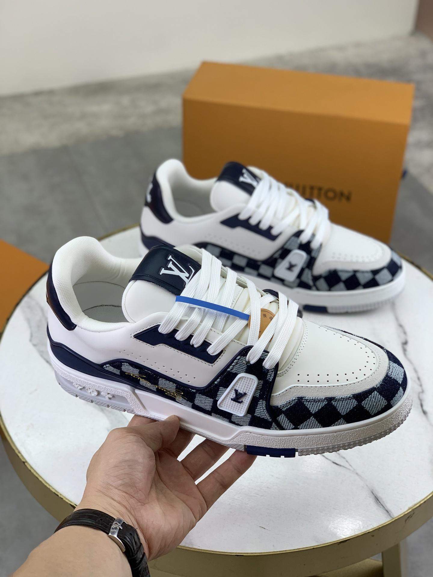 Premium Lux Louis Vuitton LV Trainer Replica Sneaker - Image 4