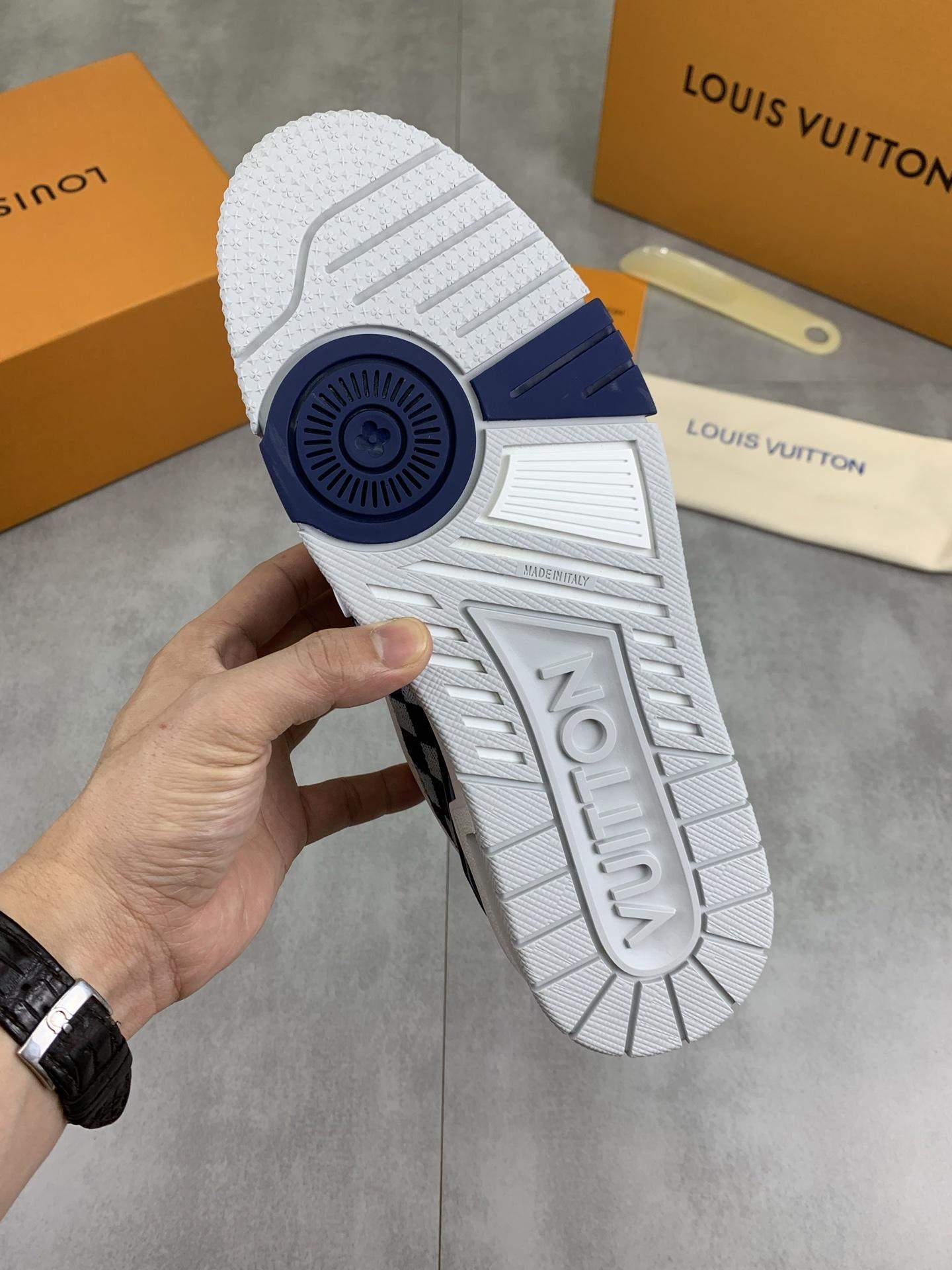 Premium Lux Louis Vuitton LV Trainer Replica Sneaker - Image 9