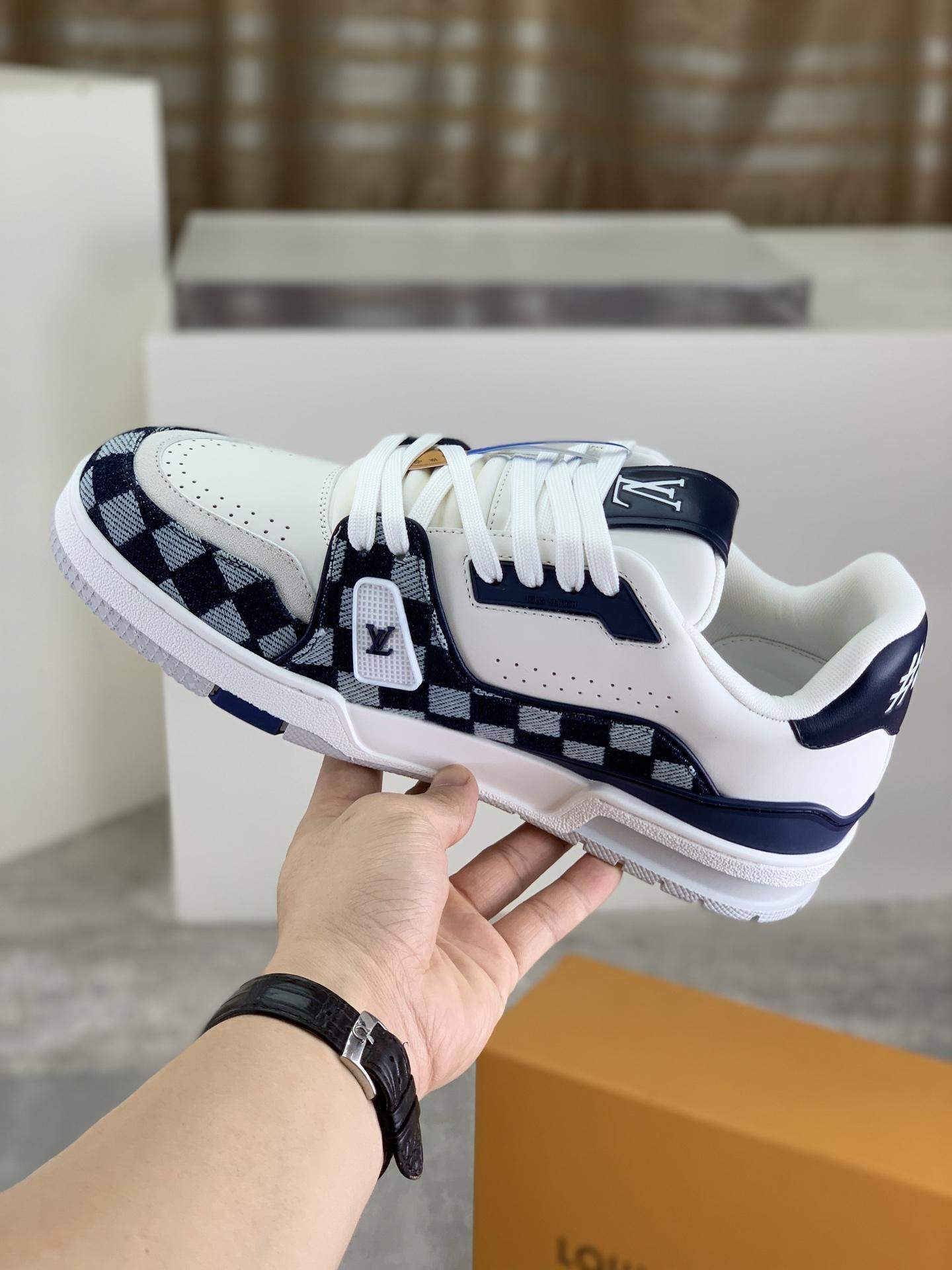 Premium Lux Louis Vuitton LV Trainer Replica Sneaker - Image 5