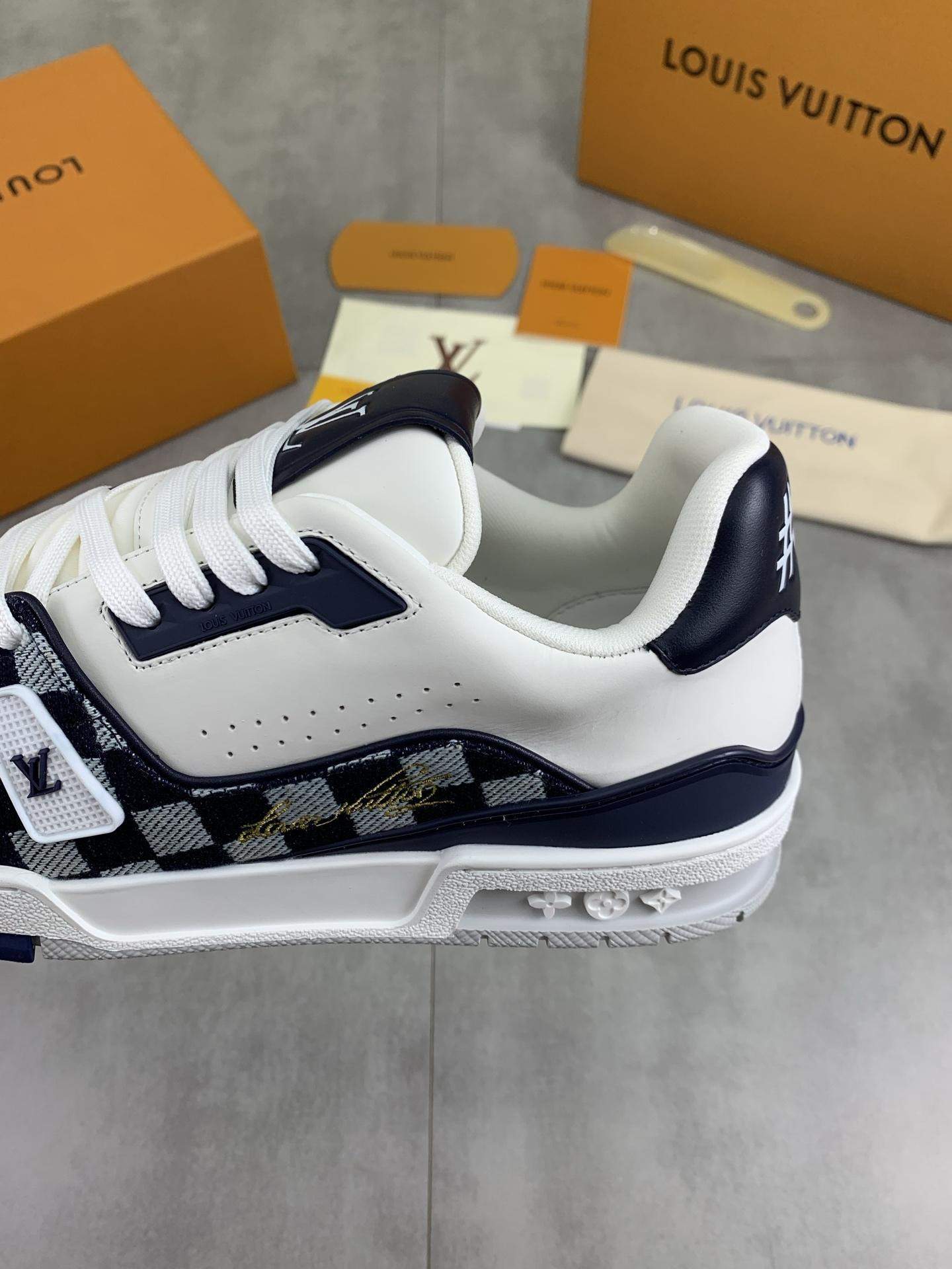 Premium Lux Louis Vuitton LV Trainer Replica Sneaker - Image 7