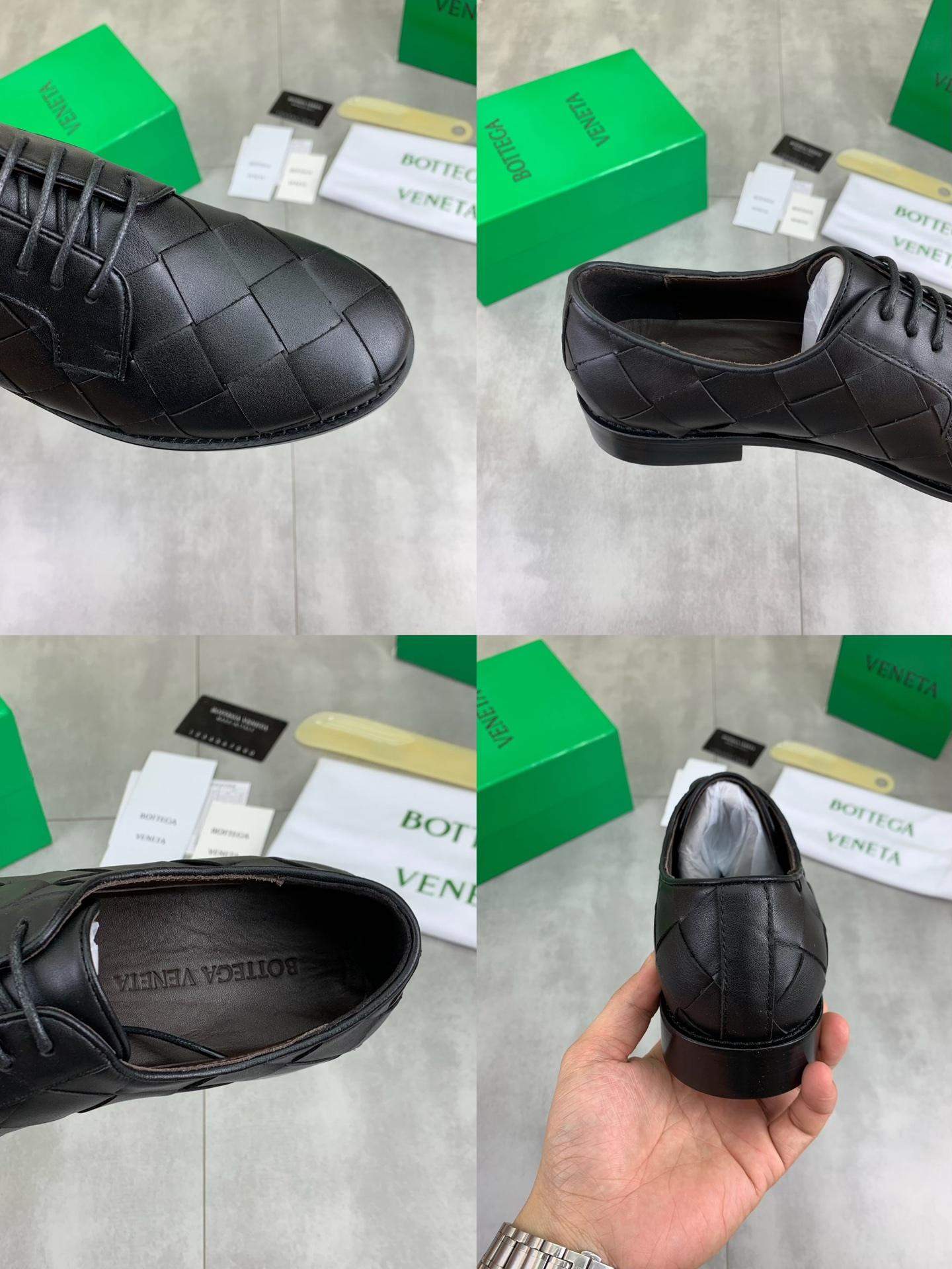 Copy Bottega Veneta Tie Replica Lace-Up Shoe - Image 8