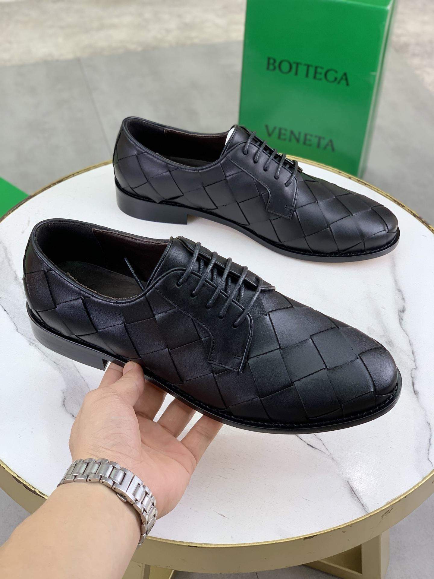 Copy Bottega Veneta Tie Replica Lace-Up Shoe - Image 5