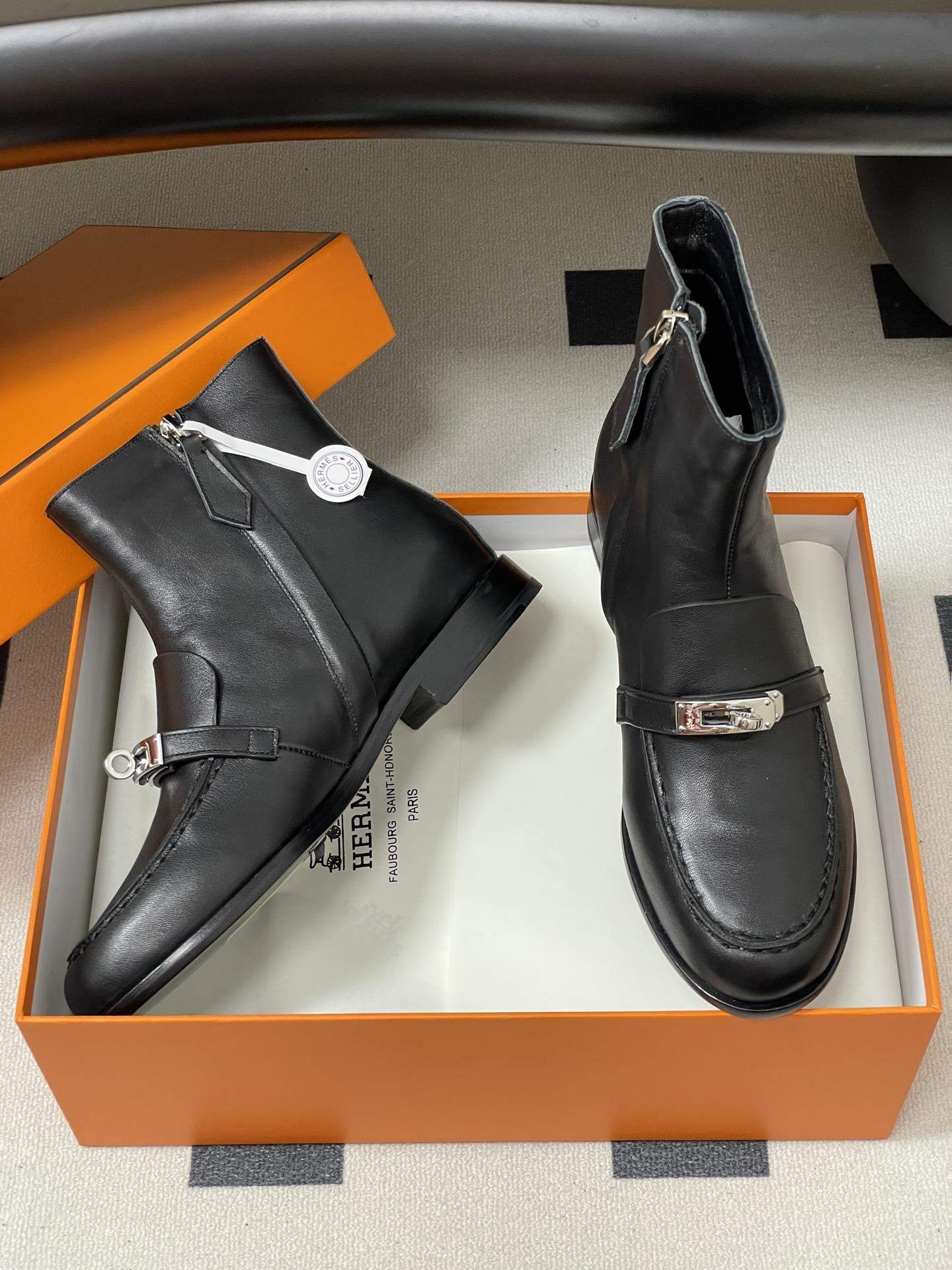 Luxury Replica Hermes Kelsy Replica Ankle Boot - Image 5