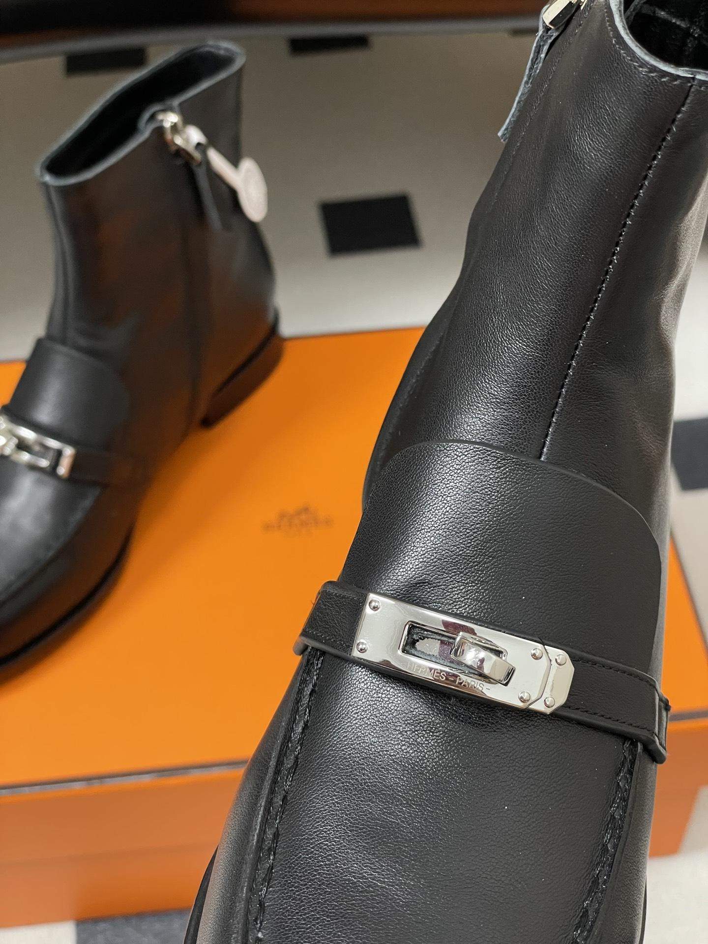 Luxury Replica Hermes Kelsy Replica Ankle Boot - Image 6