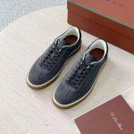 Luxury Replica Loro Piana Tennis Walk Sneaker - Gray