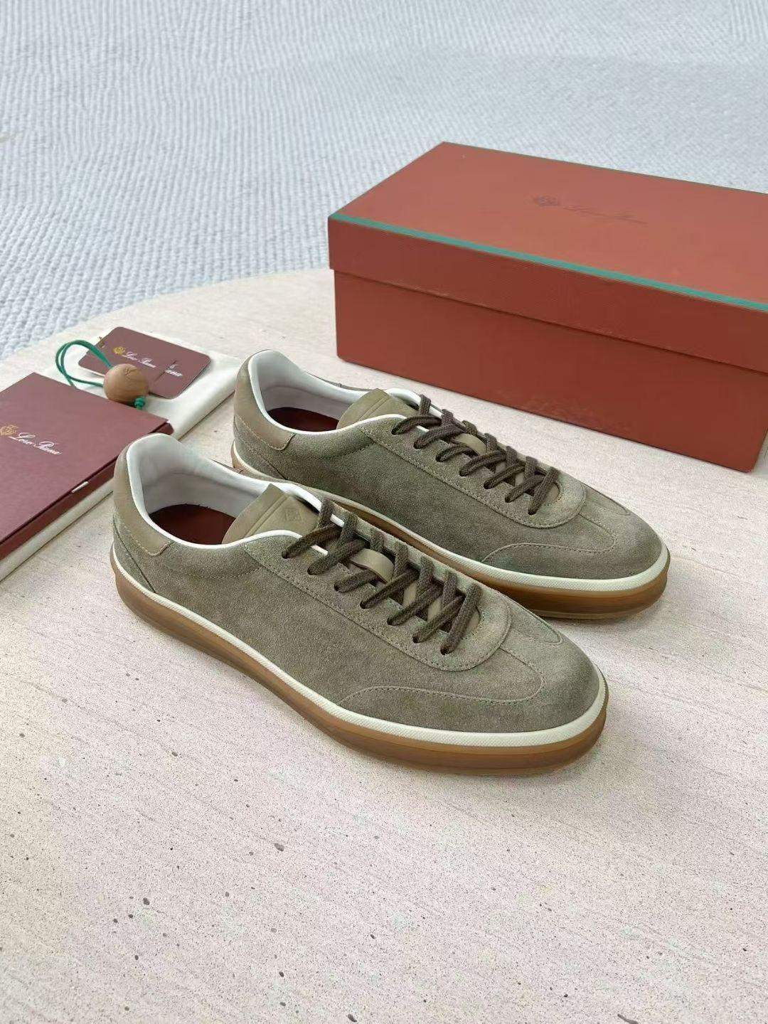 Luxury Replica Loro Piana Tennis Walk Sneaker - Image 3