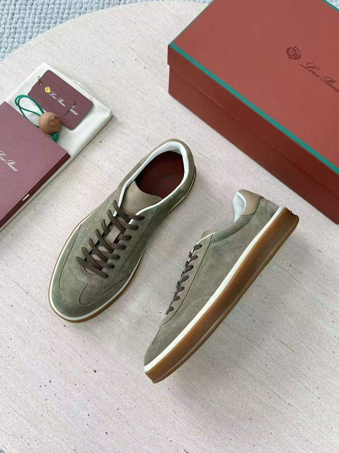 Luxury Replica Loro Piana Tennis Walk Sneaker - Image 2