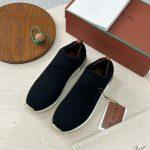 Exclusive Loro Piana 360 LP Flexy Walk Replica Sneaker - Black