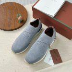 Exclusive Loro Piana 360 LP Flexy Walk Replica Sneaker - Gray