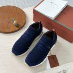Exclusive Loro Piana 360 LP Flexy Walk Replica Sneaker - Navy Blue