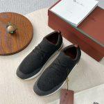 Exclusive Loro Piana 360 LP Flexy Walk Replica Sneaker - Dark Gray