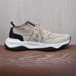 Superior Berluti Shadow Knit And Lagoon Calf Sneaker - Beige