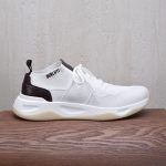 Superior Berluti Shadow Knit And Lagoon Calf Sneaker