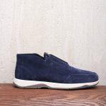 Luxury Replica Berluti Echappée Suede Calf Slip On - Blue