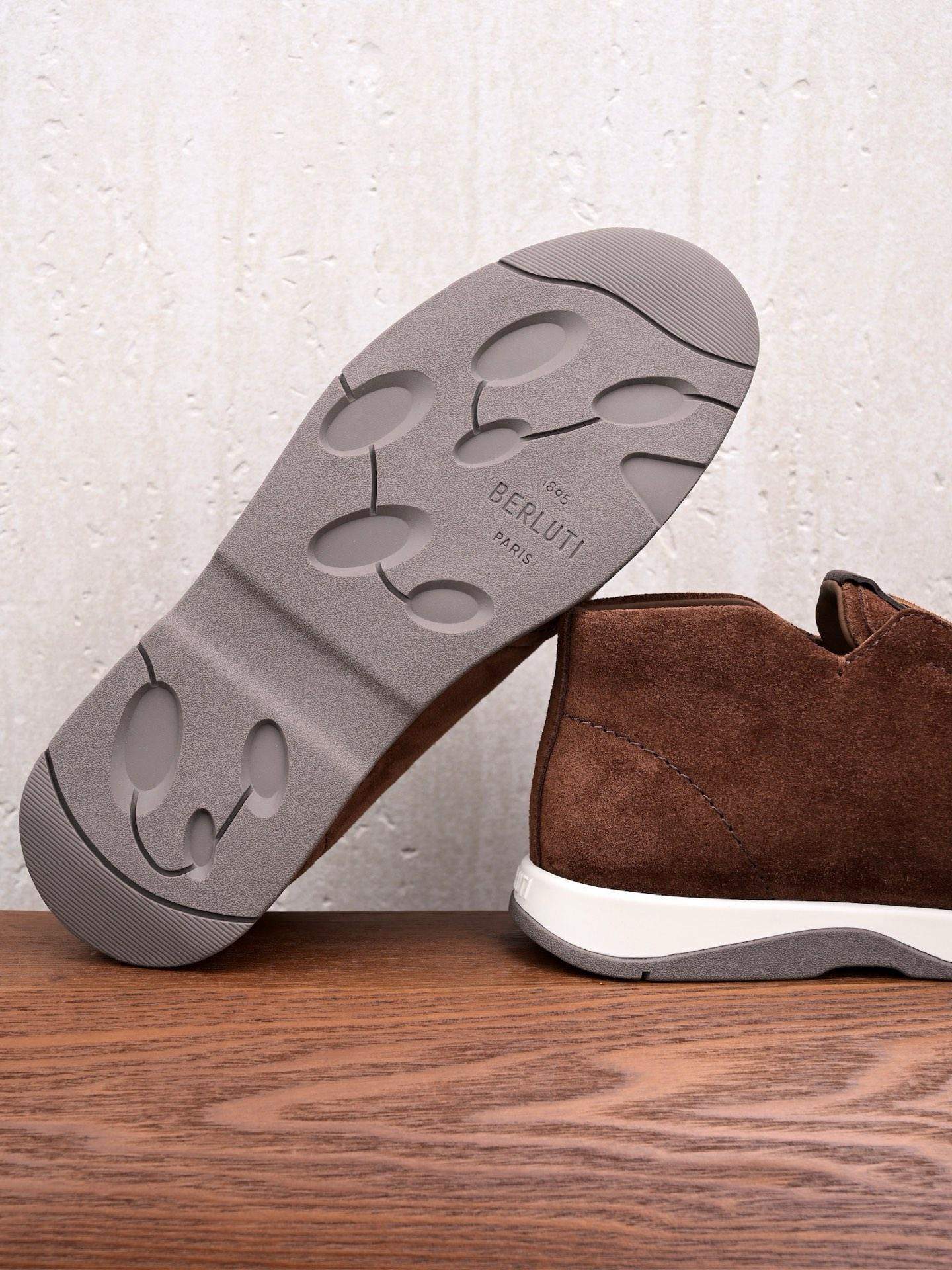 Luxury Replica Berluti Echappée Suede Calf Slip On - Image 6