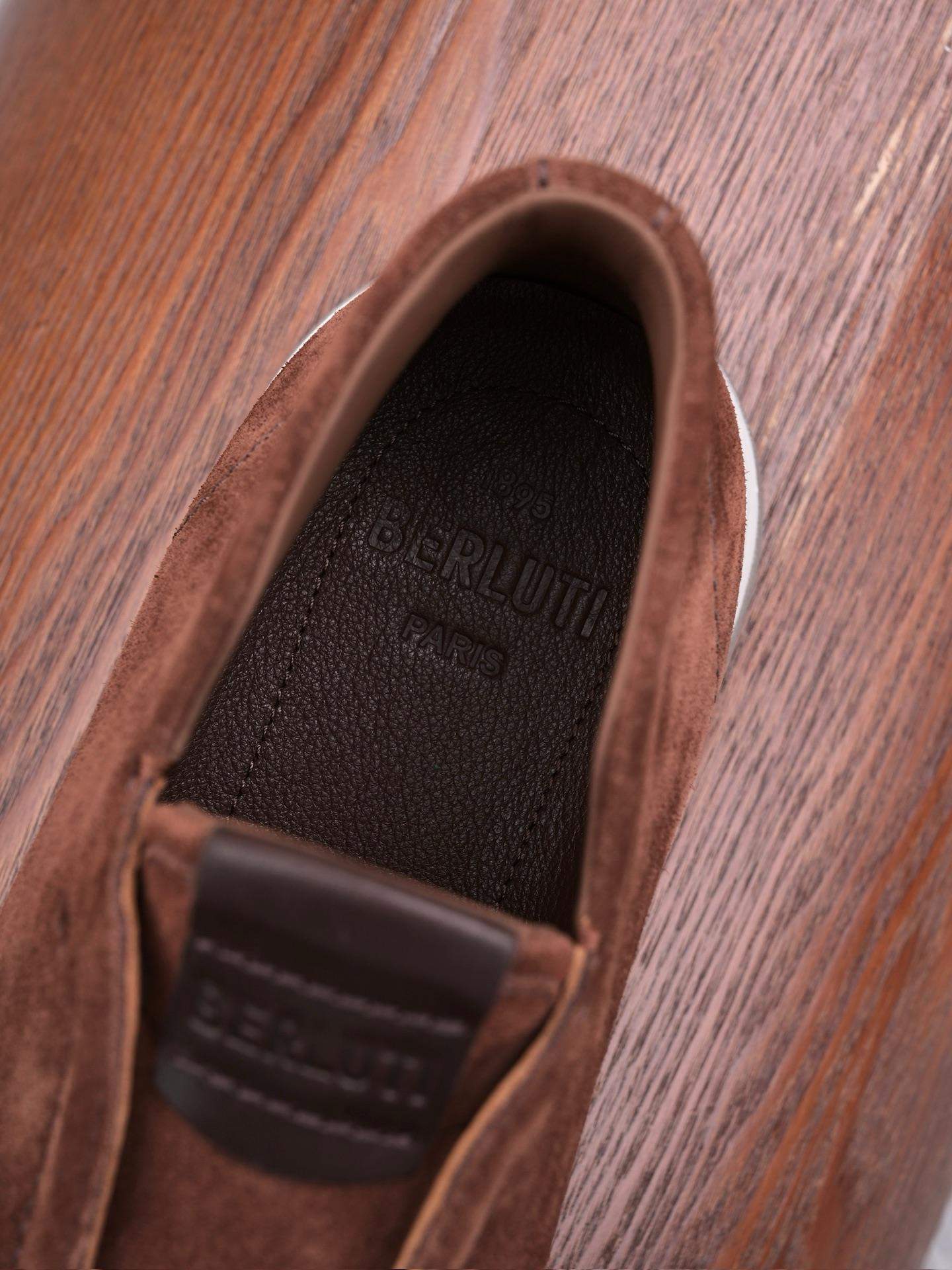 Luxury Replica Berluti Echappée Suede Calf Slip On - Image 5