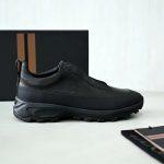 Copy Ermenegildo Zegna Leather Triple Stitch Monte Sneakers