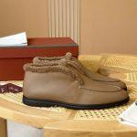 Top Grade Loro Piana Open Walk Replica Ankle Boot - Light Brown