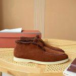 Deluxe Loro Piana Open Walk Replica Ankle Boot - Light Brown