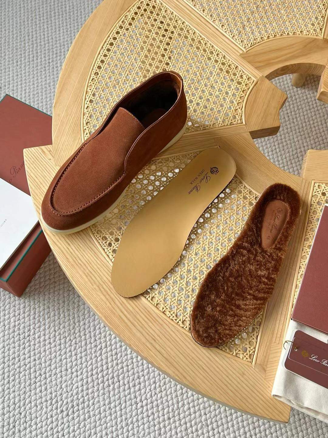 Copy Loro Piana Open Walk Replica Ankle Boot - Image 4