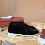 Copy Loro Piana Open Walk Replica Ankle Boot - Dark Brown