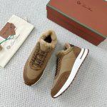 Luxury Replica Loro Piana Week End Walk Sneaker - Brown
