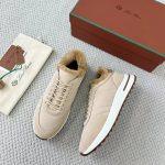 Luxury Replica Loro Piana Week End Walk Sneaker - Beige