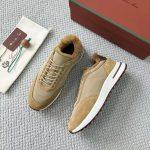 Luxury Replica Loro Piana Week End Walk Sneaker - Light Brown