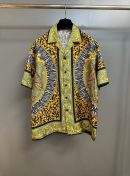 Premium Versace Wild Cats Silk Replica Shirt