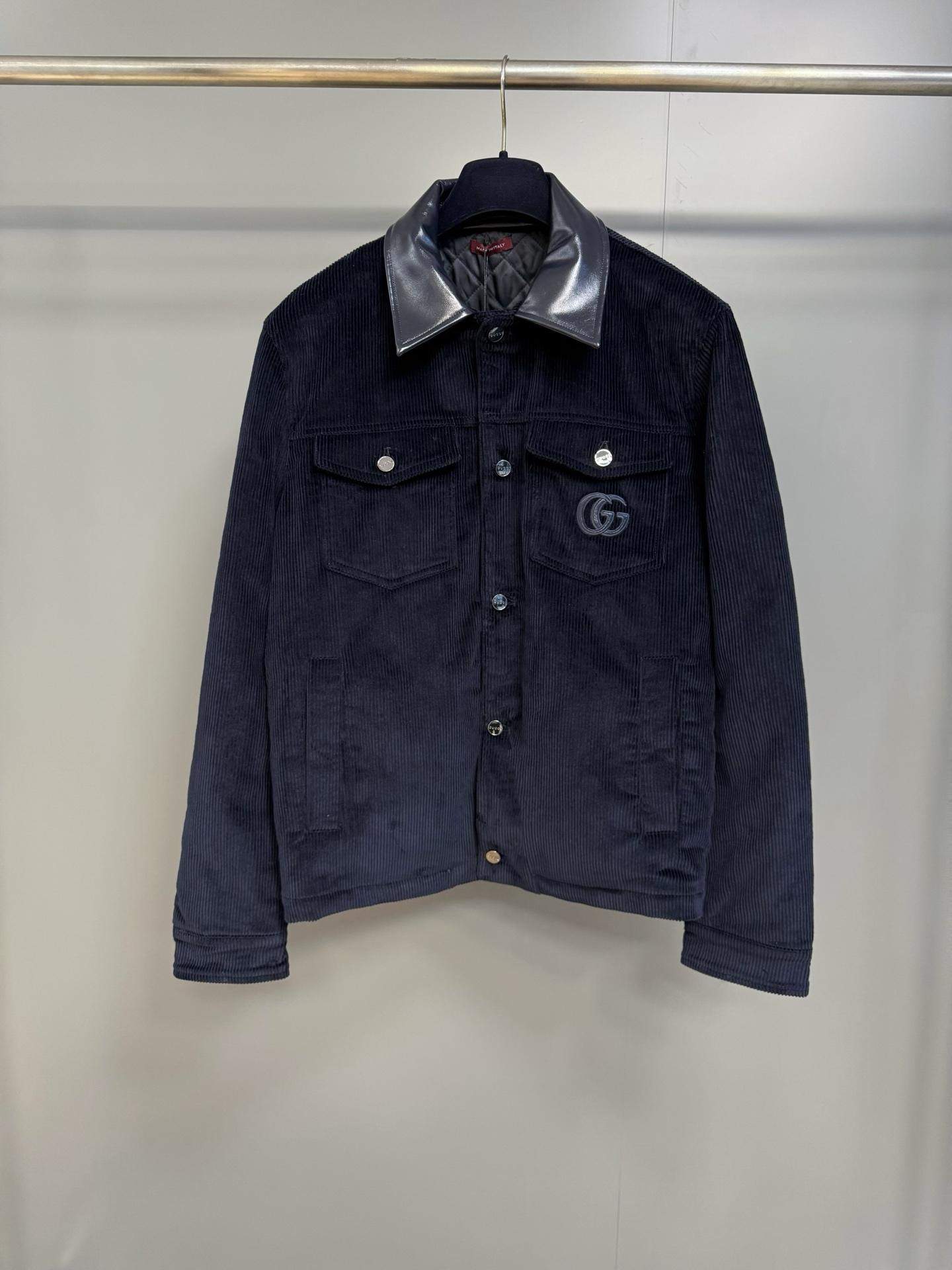 Mirror Quality Gucci Cotton Corduroy Replica Jacket