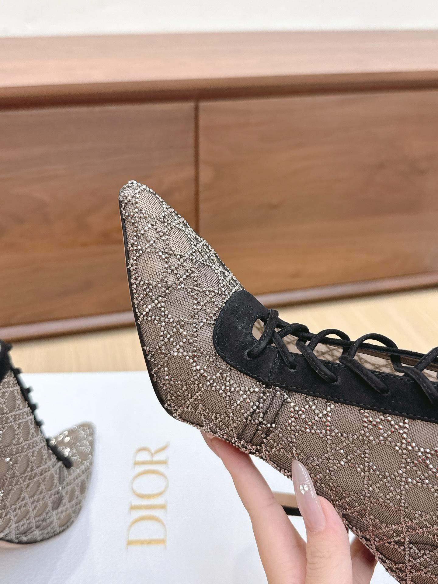 Copy Christian Dior Capture Heeled Replica Ankle Boot - Image 6