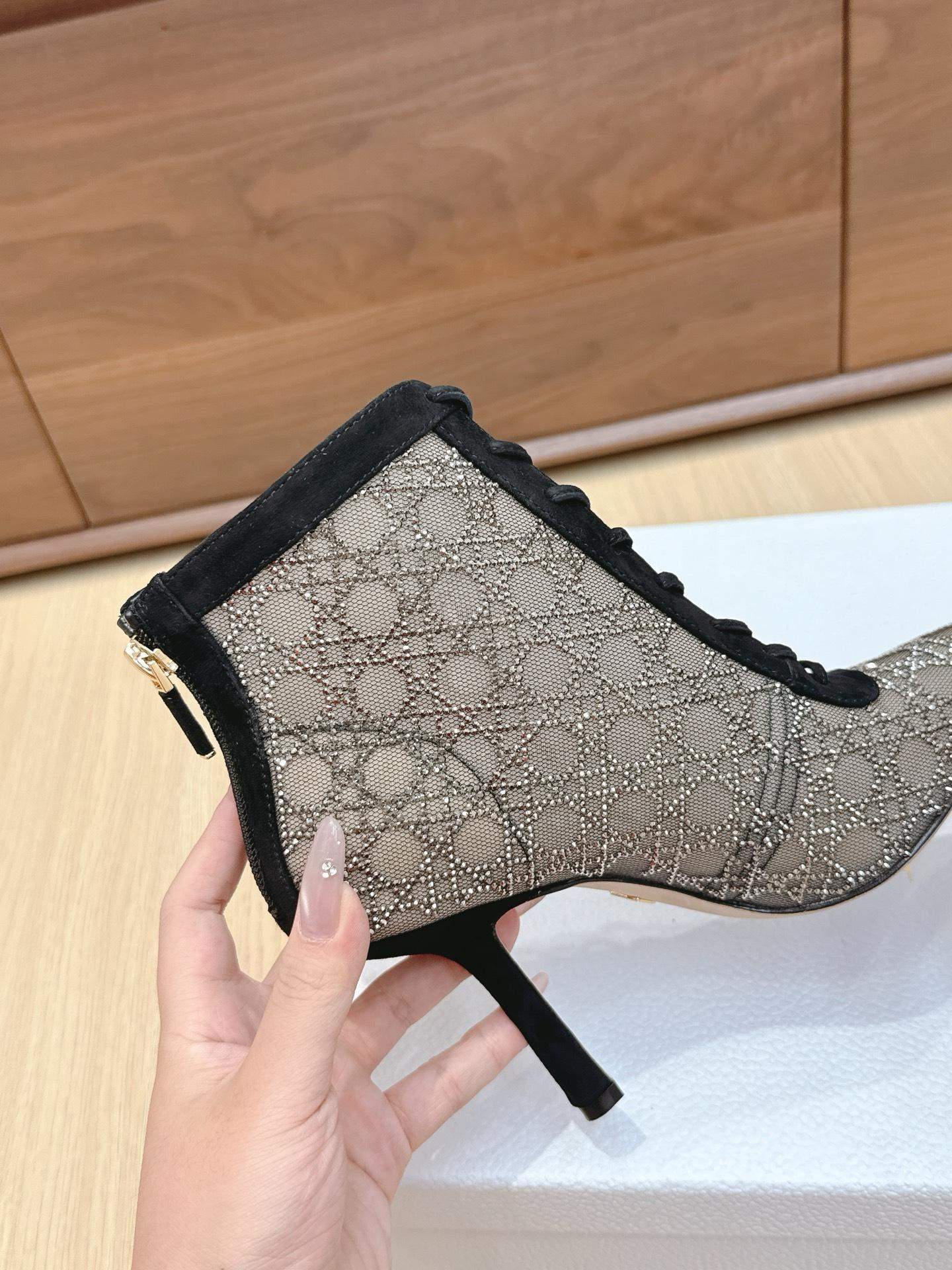 Copy Christian Dior Capture Heeled Replica Ankle Boot - Image 7